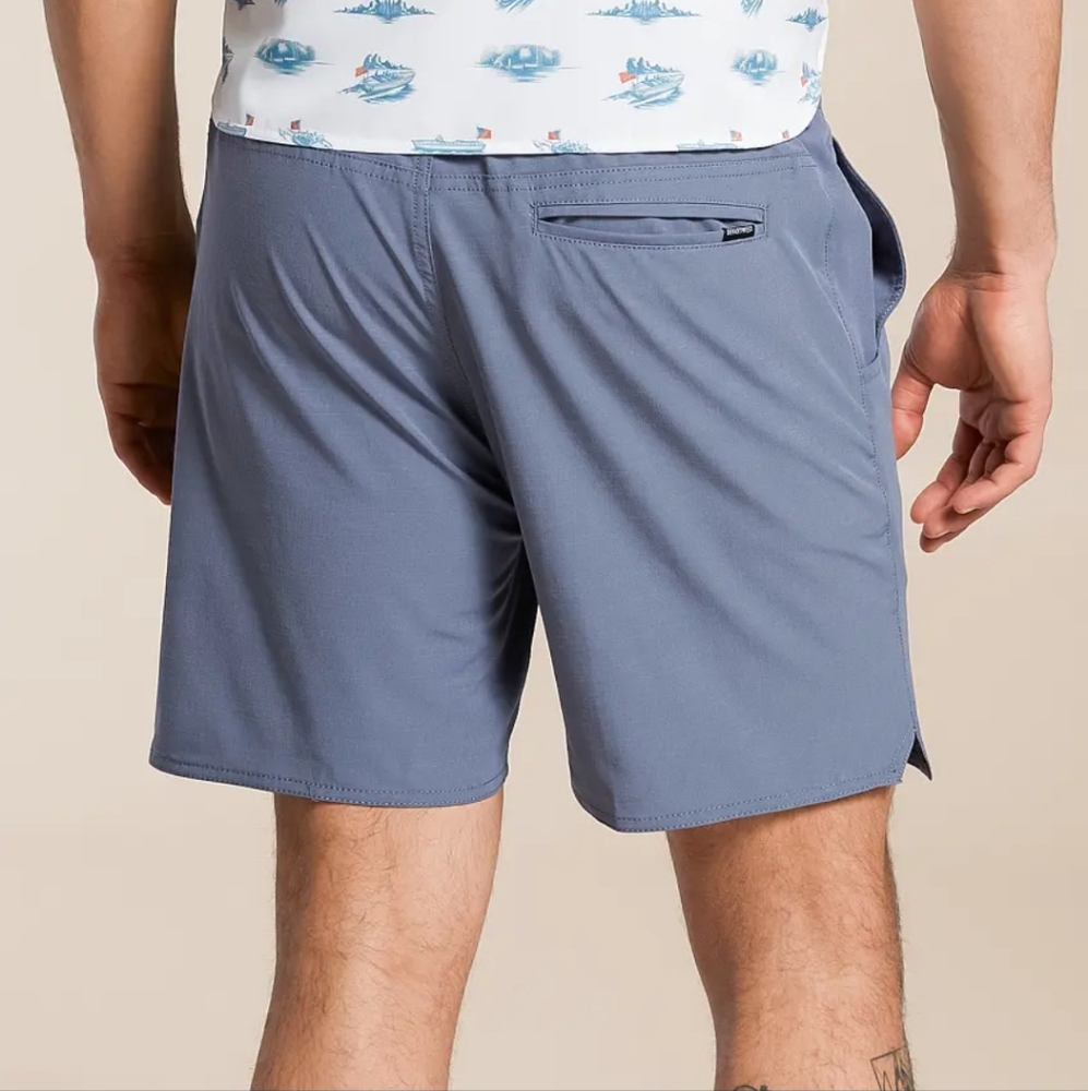 Depart West Men's M  Board Shorts Beige Drawstring